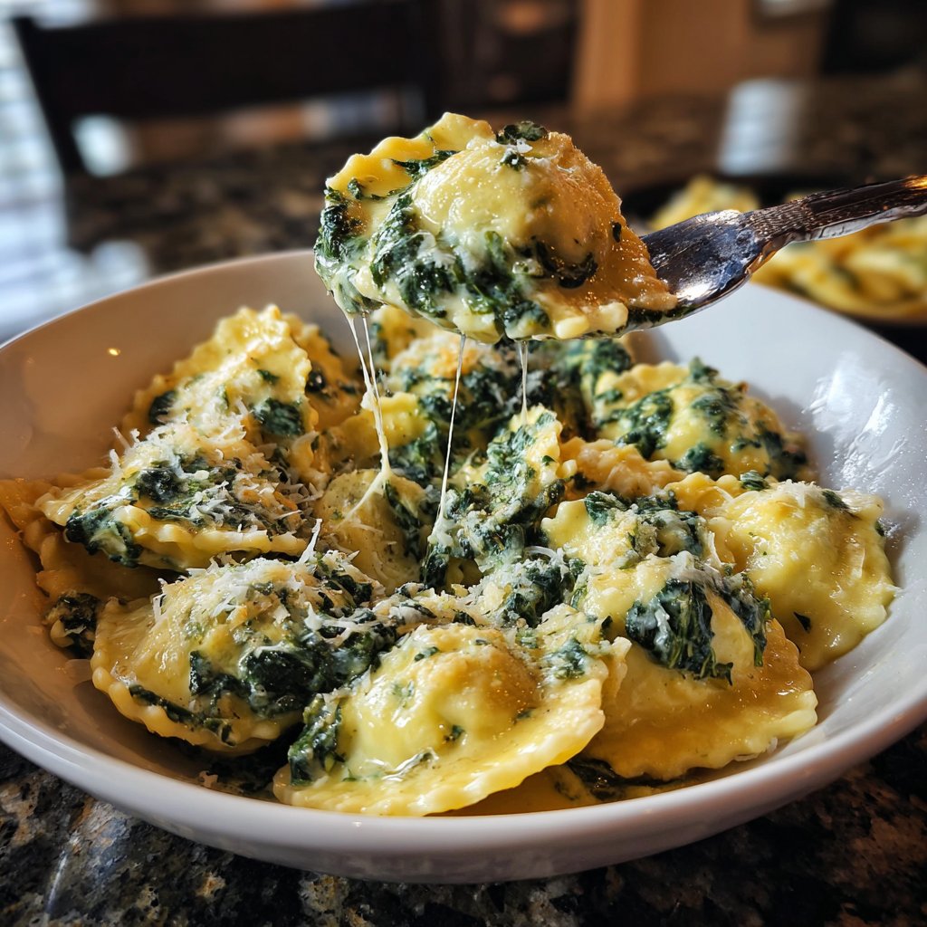 Romantic Spinach Ricotta Ravioli