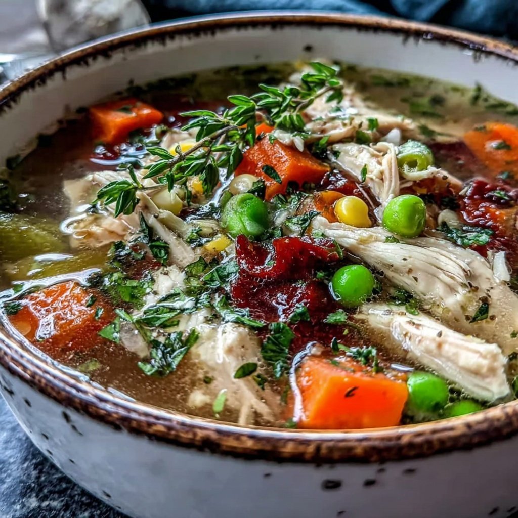 Healthy Chicken Vegetable Soup
