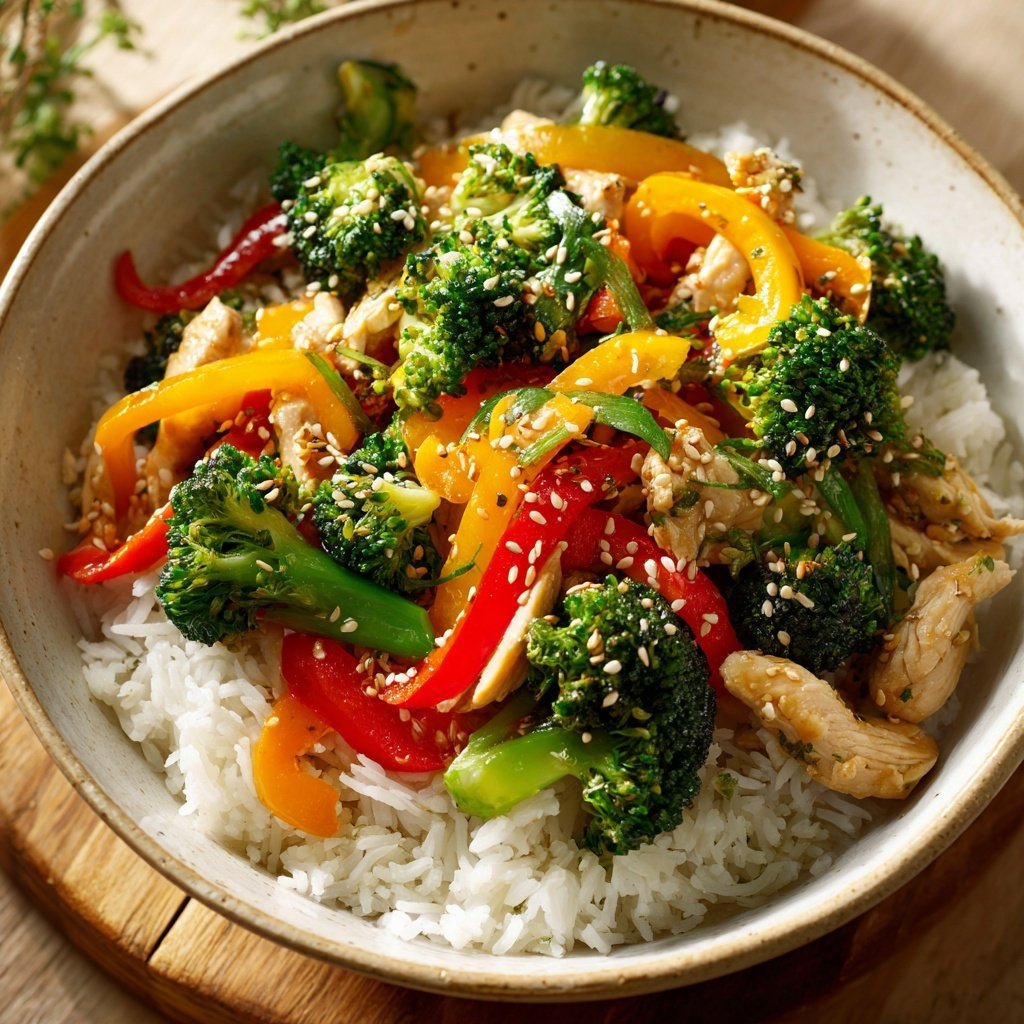 High Protein Turkey Rice Bowl