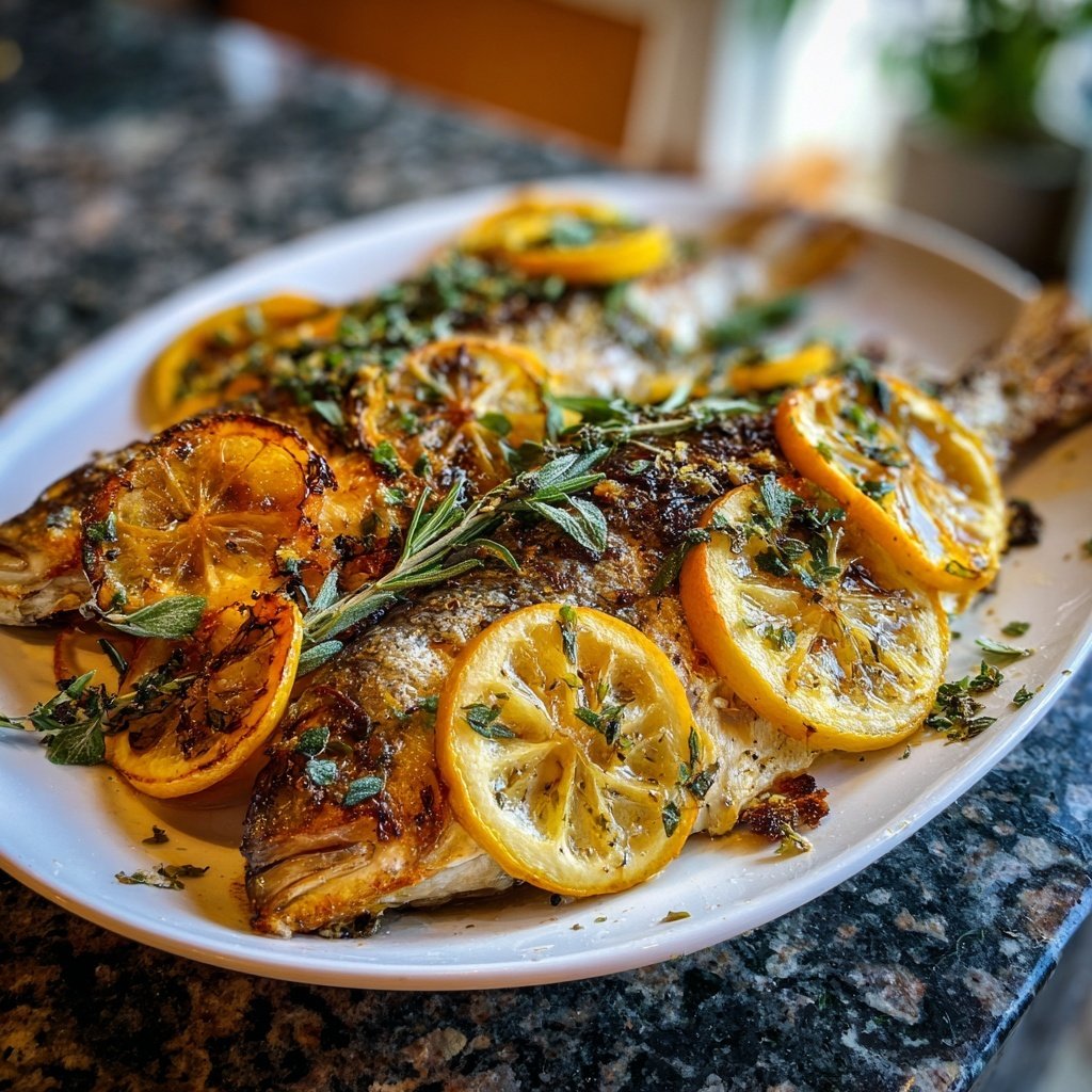Healthy & Light Lemon Grilled Fish Plate