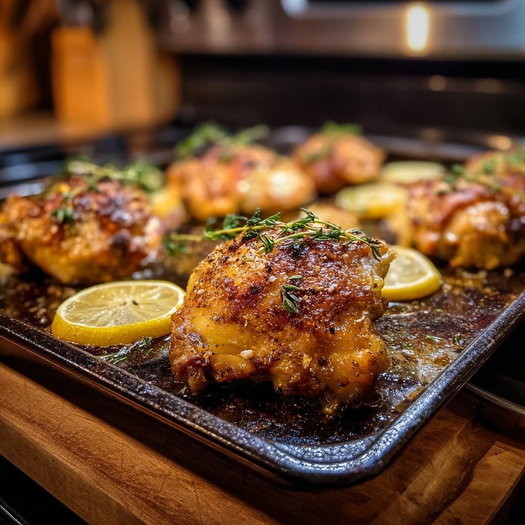 Sheet Pan Lemon Chicken