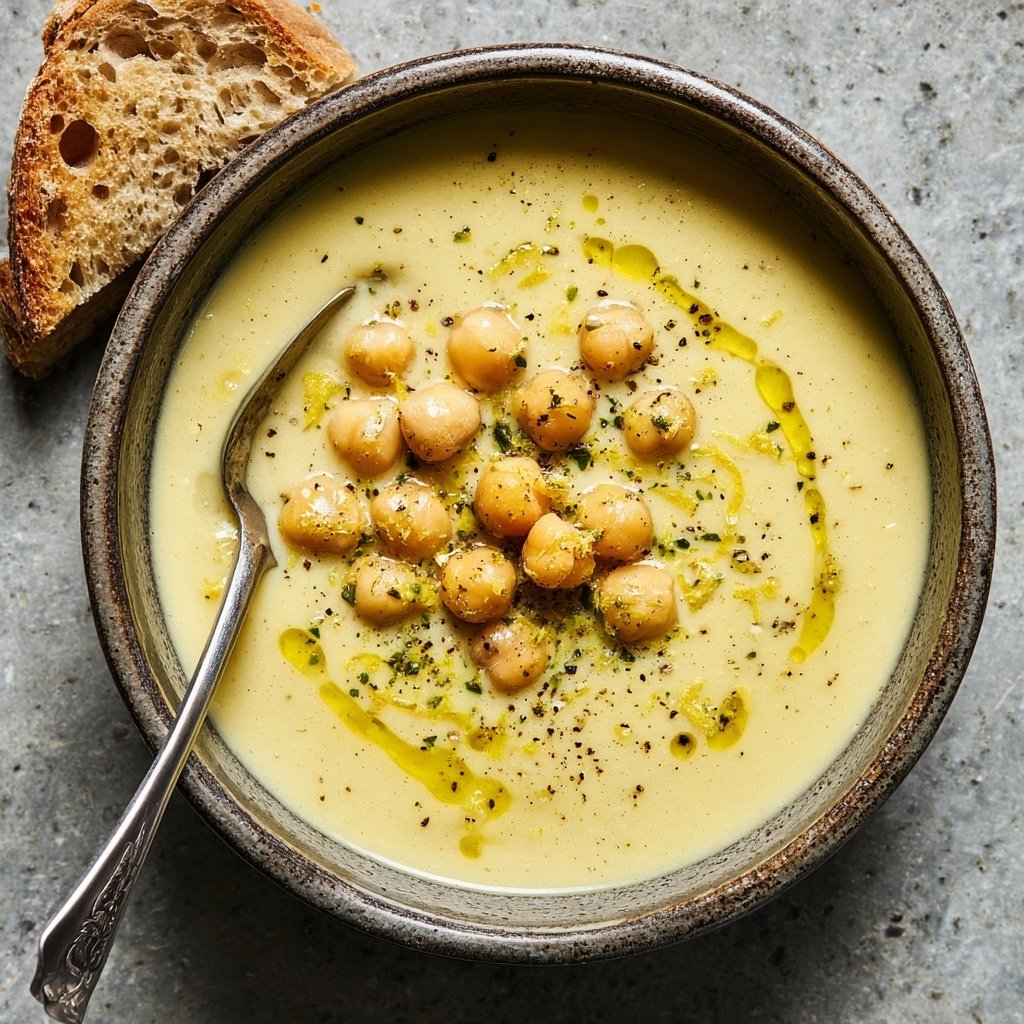 Creamy Lemon Chickpea Soup
