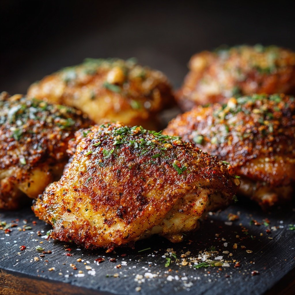 Baked Chicken Thighs With Paprika
