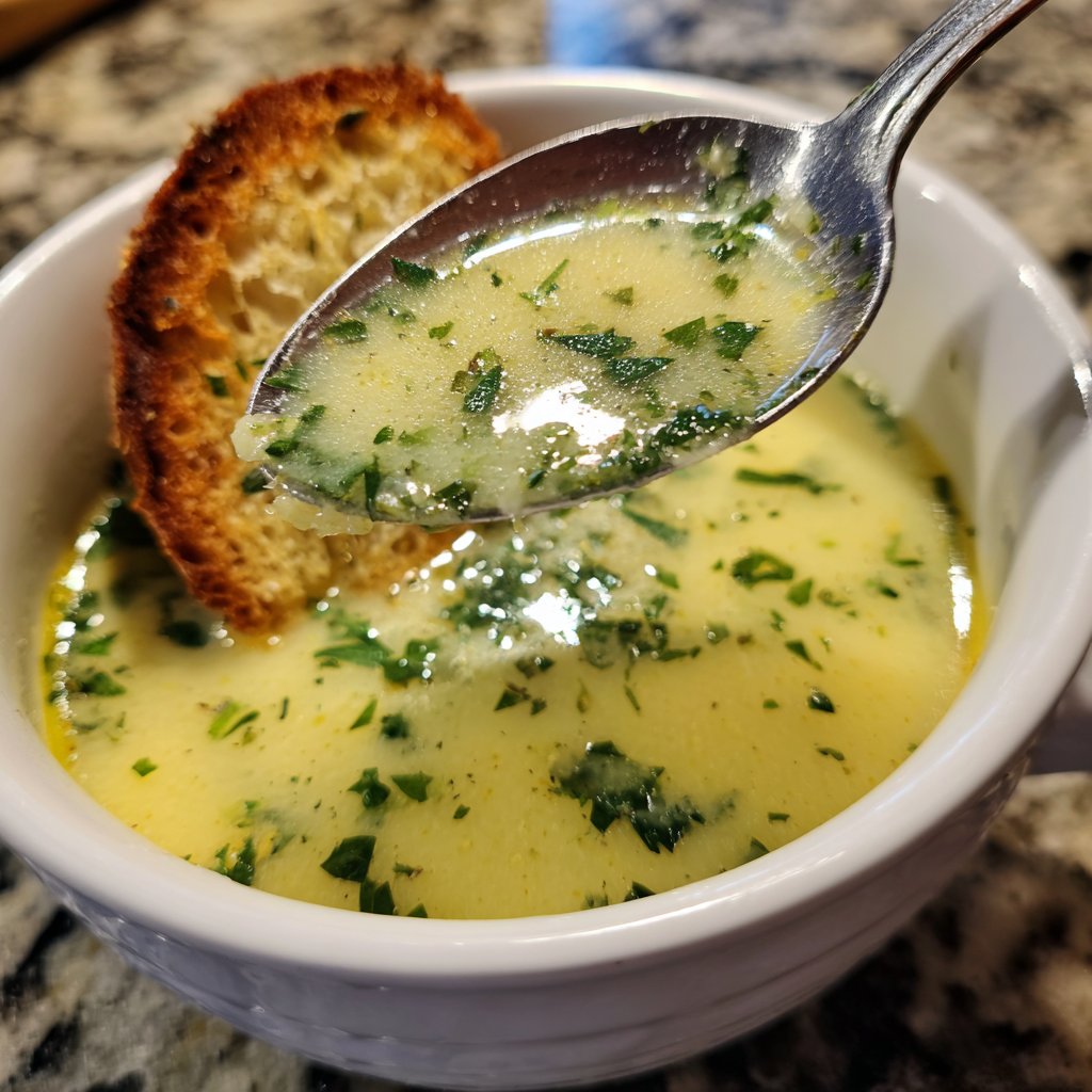 Light Lemon Spring Soup